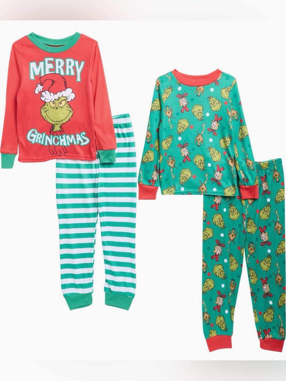 🎄Kids' Grinch Holiday Pajama Set- Size 4